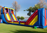 Giant Inflatable Zip Line For Children Park and Playground Team Games