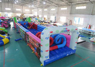Outdoor Inflatables Obstacle, Inflatable Challenge Course For Party Games