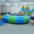 Hight Quality Water Park Toys 0.9mm PVC Tarpaulin Inflatable Blue Water Trampoline Combo  Combo