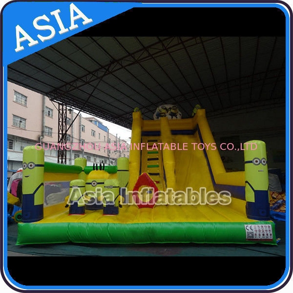 Minions Commercial Inflatable Bouncer For Sale / Inflatable Minions Bouncer Slide
