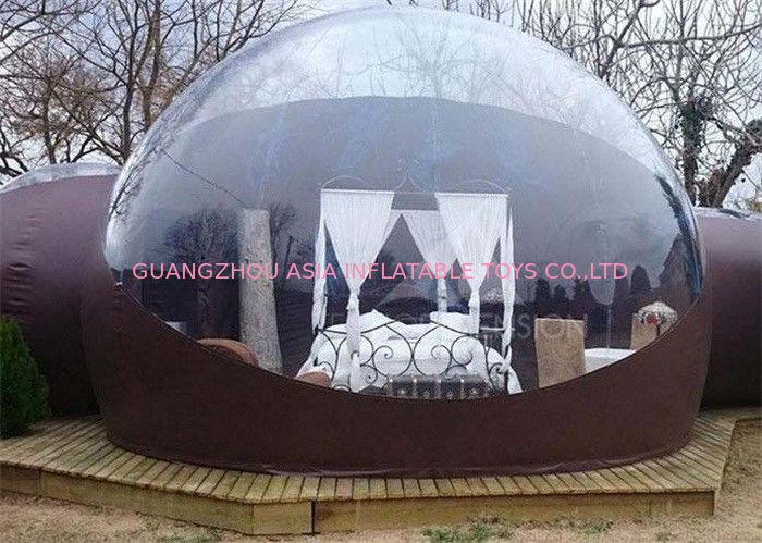 Clear Inflatable Bubble Tent with Two Room One Tunnel