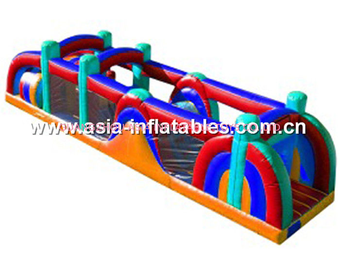 Commercial Grade Inflatable Obstacle Course For Backyard Chidren Games