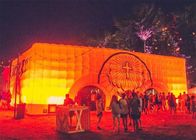 Cube Inflatable Buildings with Light for Outdoor Party Event